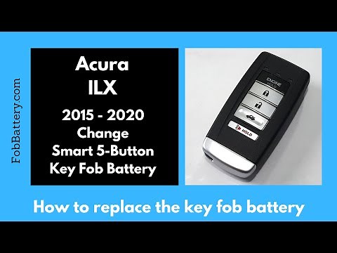 Acura ILX Key Fob Battery Replacement (2015 - 2020)