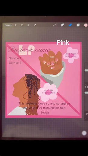 Poster design plan but idk what colour to do the background 🤔🤔🤔 which colour is better ? The pink or the brown ? #digitalart #sketch #posterdesign