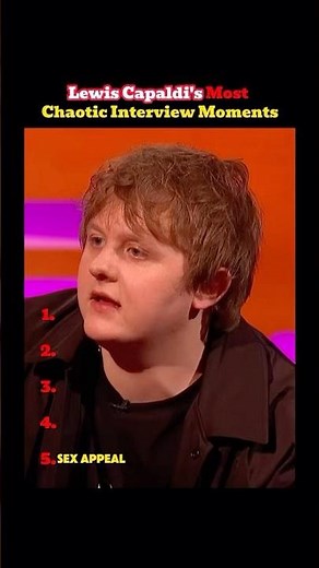 Lewis Capaldi's Most Chaotic Interview Moments.#LewisCapaldi #singer #funniest #SomeoneYouLoved