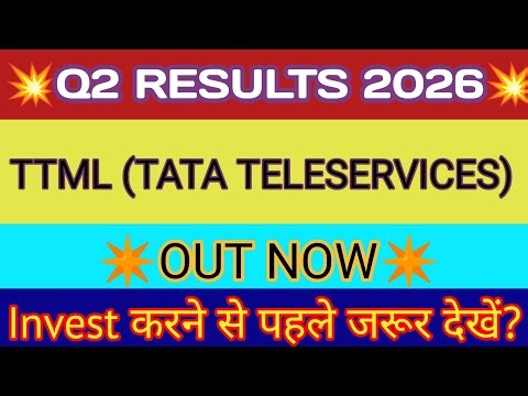 TTML Q2 Results 2025 🔴 TTML Results Today 🔴 TTML Share Latest News 🔴 Tata Teleservices Share