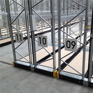 [Hot Item] OEM ODM Motor Control Electrical Movable Electricity Mobile Racking System Heavy Duty Pallet Rack for Warehouse Pallet Storage