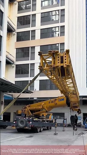 Mastering Boom Folds: Sling + 30° Angle = Safe Ground Operation