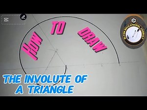 How to draw the involute of a triangle