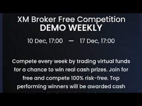 Trade on demo and earn real cash . XM broker weekly demo competition. Link in description 