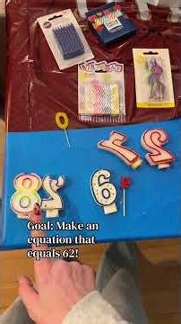 Before you get cake, you solve the equation 🎂😂#birthdayfun #mathchallenge