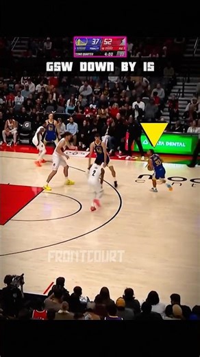 Anybody on This Team Can Shoot the Ball ☄️ Warriors vs Blazers #nba #shorts