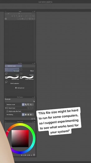 Coming back with another tip for CSP canvases! I like to make my canvases a minimum of 5000 pixels in either direction. This allows me to add a lot of detail to my work and I can print it easily without having to work about resolution. File sizes this big will be hard to run for some computers, so I suggest experimenting with what works best for you! ❤️ #clipstudiopaint #digitalarttips #DoritosTriangleTryout