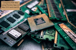 How to Compress PDF Files Using Preview App on Mac?