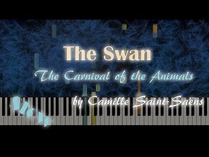 Saint-Saëns - Le Cygne (Le Carnaval des animaux) - SLOW Piano Tutorial
