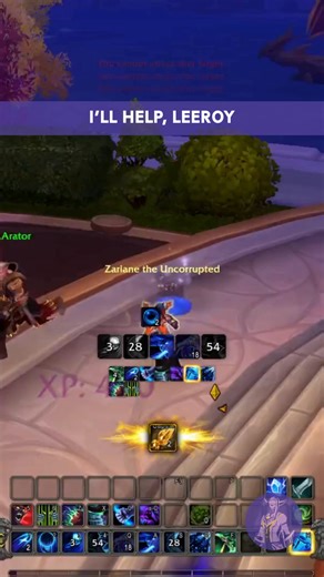 Hey, Leeroy! Let me help you. #worldofwarcraft #warcraft #wow #midnight #leeroyjenkins I'll be live again tonight at 7:30 for early access day 3! Follow and subscribe to my Twitch and social platforms at this link: https://t.mtrbio.com/threadsofdesign | Threads of Design