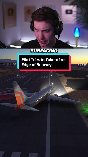 Pilot Attempts Takeoff from Runway Edge on Boeing 737