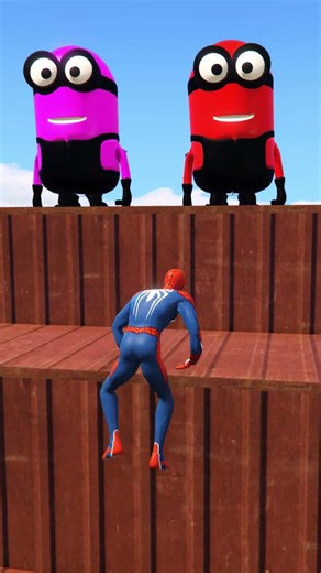 GTA 5 Epic Sky Water Ragdolls Spiderman Jump/Fails #shorts