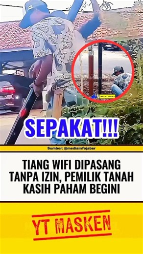 INSTALLING WIFI POLE WITHOUT PERMISSION, LANDOWNER TEACHES THEM A LESSON⁉️ #latestnews #trending ...