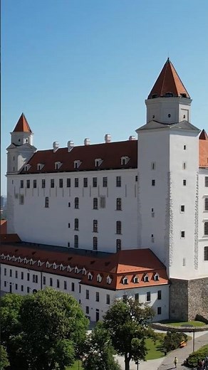 🇸🇰 Bratislava in 4K Drone View | Epic Aerial Shot Over Slovakia’s Capital #Shorts