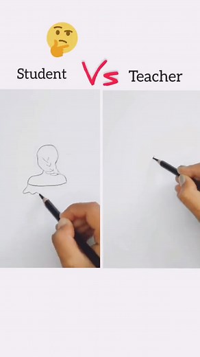 Student vs Teacher Drawing Challenge