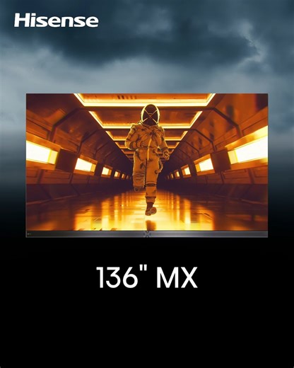 8.1K views · 57 reactions | Get ready for the biggest drama yet with the Hisense 136MX MicroLED Display! Whether it’s thrilling sports action or epic movie moments, this massive screen brings stunning colors and crystal-clear views to your home. Now available online or at select @bestbuy stores. Check out our link in bio to upgrade your entertainment today! #Hisense136MX | Hisense | Facebook