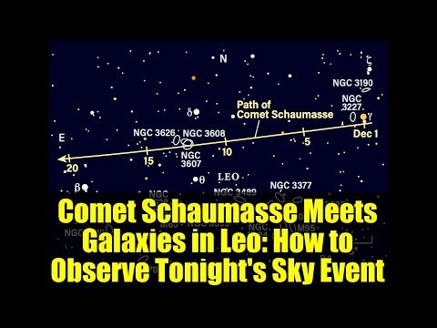 Comet Schaumasse Meets Galaxies in Leo: How to Observe Tonight's Sky Event