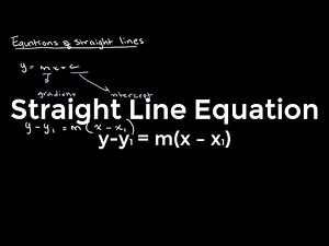 Equations of Straight Lines | O Level Additional Mathematics
