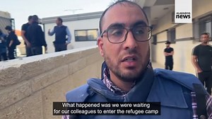 Watch: Eyewitnesses describe the moment Al Jazeera reporter Shireen Abu Akleh was shot and killed by the Israeli army in the city of Jenin. https://english.alarabiya.net/News/middle-east/2022/05/11/Reporter-dies-after-being-shot-by-Israeli-army-Ministry | Al Arabiya English