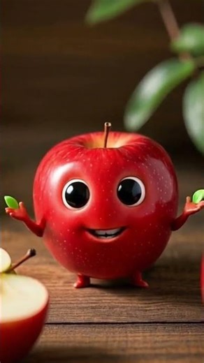 An apple a day keeps the doctor away🍎 #anythinggoes#puppy#shortvideo#youtubeshorts#viral#youtube#ai