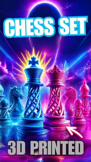 ♟️ I 3D Printed an Entire Chess Set! 🖨️🔥