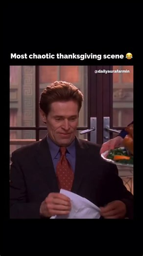 Daily Aura Farming | Happy Thanksgiving 🦃 🍿: In Spider-Man (2002), the Thanksgiving scene is one of the film’s sharpest tension points, because it’s the first... | Instagram