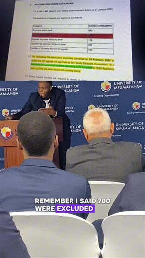 SRC Leadership's Passive Approach to Academic Exclusion Issues