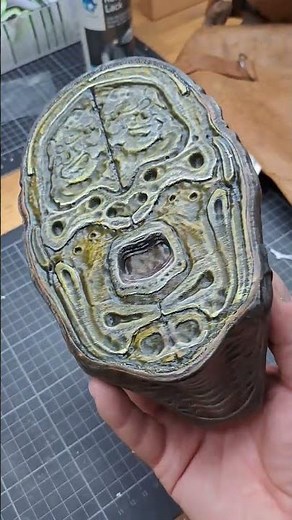 3D printed Xenomorph face