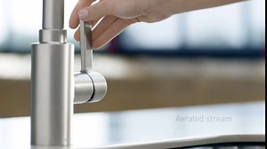 Moen Genta LX Matte Black One-Handle Modern Kitchen Faucet with Pull Down Sprayer, Reflex Docking Head, Faucet for Kitchen Sink with Power Boost for a Faster Clean, 7882BL