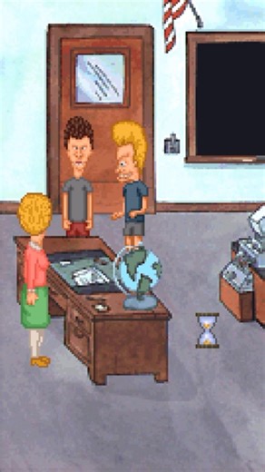 Beavis and Butt-Head in Virtual Stupidity - Why do they need to use the bathroom again?