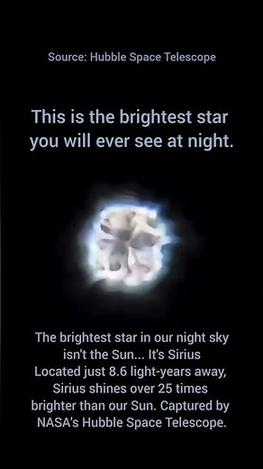 NASA Captured the Brightest Star in Our Night Sky #sirius #hubble #short