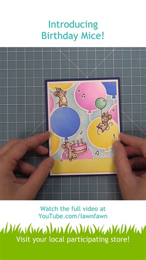 Introducing Birthday Mice! 🎉 Our Exclusive In-Store Gift with $60 Lawn Fawn Purchase! Visit the link in our bio to find a participating store near you! 🩷 #lawnfawn #birthdaymice #birthday #GiftWithPurchase #shoplocal #shopsmallshoplocal #smallbusinessbigdreams | Lawn Fawn