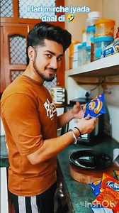 Hari mirche jyada daal di.🤣 #cooking #food #recipe #vlog #vlogging #dailyvlog #lifestyle #shorts