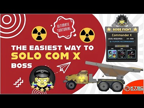 The Easiest Way to Solo the Commander X Boss!!!!!!!!!!