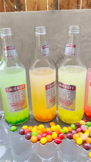 189K views · 1.3K reactions | Sour skittles smirnoff ice bombs #candy #skittles #cocktails #drinks | Tipsy Bartender | Facebook