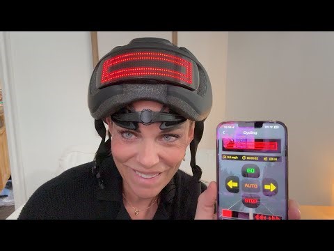 AmazonTech / Bike Helmet with DIY LED Screen / This Helmet Does More Than Protect Your Head...Genius