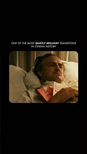One of the most quietly brilliant transitions in cinema history.|🎬: The Godfather (1972)|