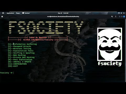 Fsociety Tool h*cking tutorial 🤯