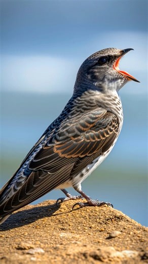 This reels presents a crystal-clear field recording of the **Mottled Swift** in flight — captured in true **4K** so you both see the energetic, streamlined silhouette and hear the high-speed vocalizations that make this species unique. If you’re trying to identify a flying swift by ear, this focused clip isolates the **swift call** with minimal background noise: the slightly rasping, repeated phrases that are characteristic of *Tachymarptis aequatorialis*. Unlike generic “swift” footage, this re