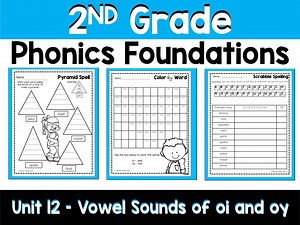 Phonics Foundations - Level 2 Unit 12 Phonics Word Work Packet - Etsy Canada
