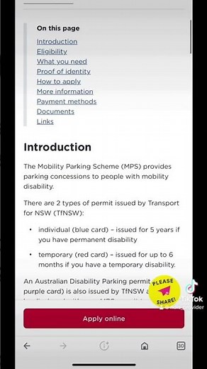 How to apply for a disability parking permit in NSW Australia. #australia #disability #parking #ndis