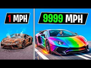 Every Time I Crash, My Lamborghini Gets FASTER in GTA!