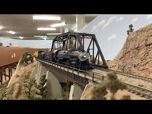 HO Scale Santa Fe 3751 at GEHAMS Layout