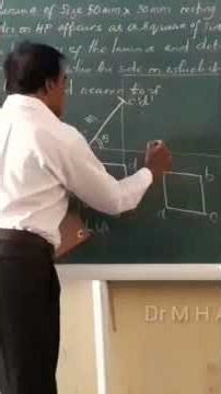 Projection of Rectangular lamina/ Engineering Graphics