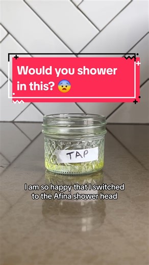 Afina Filtered Showerhead on TikTok