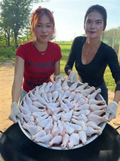 Cooking yummy chicken leg rispy deep fried recipe | cooking