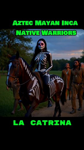 LA CATRINA #lacatrina 💀 #vivamexico #aztecas | Aztec Mayan Inca Native Warriors
