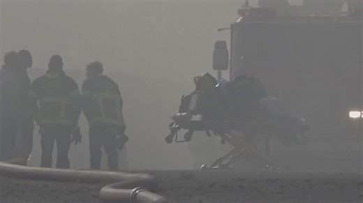 Large fire erupts on Jefferson Avenue injuring two firefighters