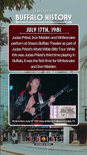 #OnThisDay In 1981, Judas Priest, Iron Maiden & Whitesnake Play at Shea's