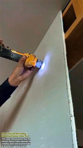 Precise Drywall Hole Cutting | Professional Rotary Cutter Tool